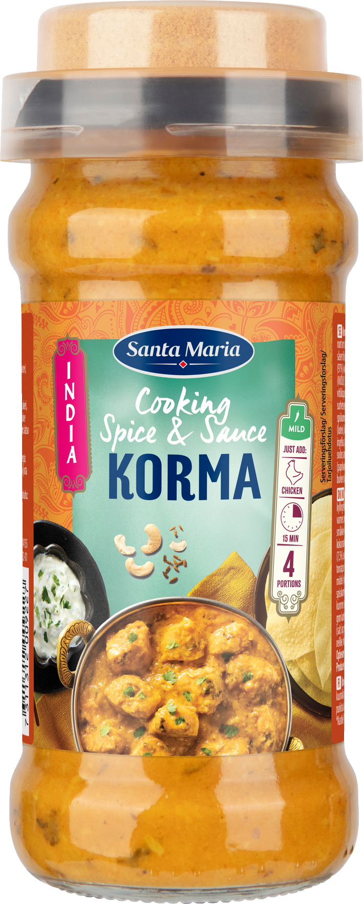 burciņa ar Korma mērci