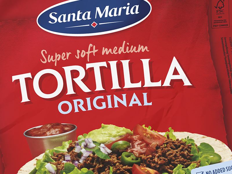 Santa Maria Tortilla lavere klimapåvirkning