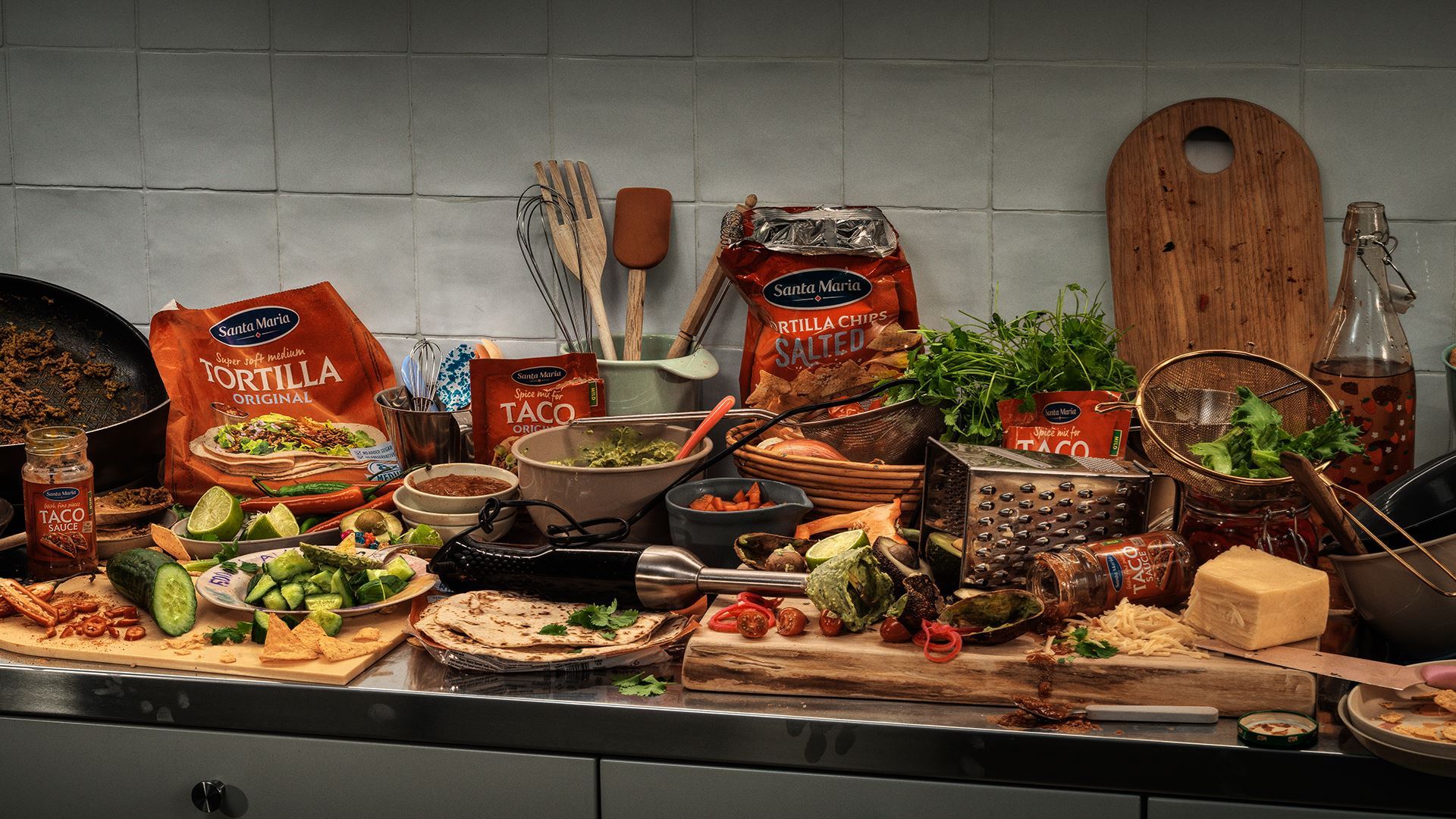 Samles rundt tex mex