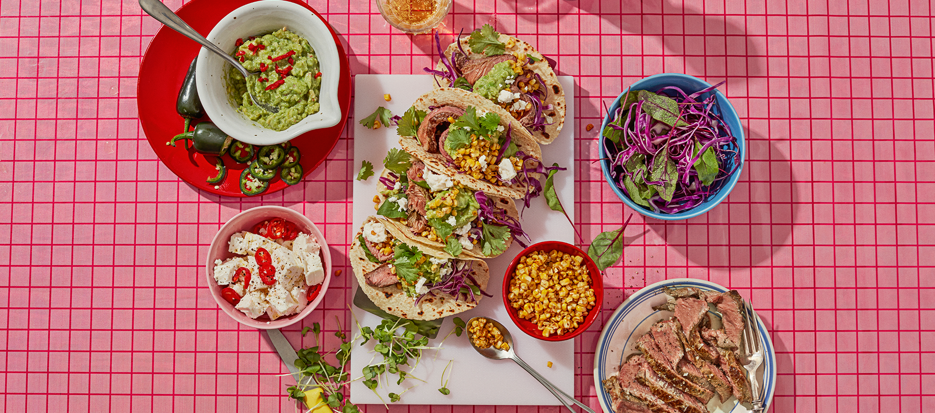 santa maria-corn tortilla on table