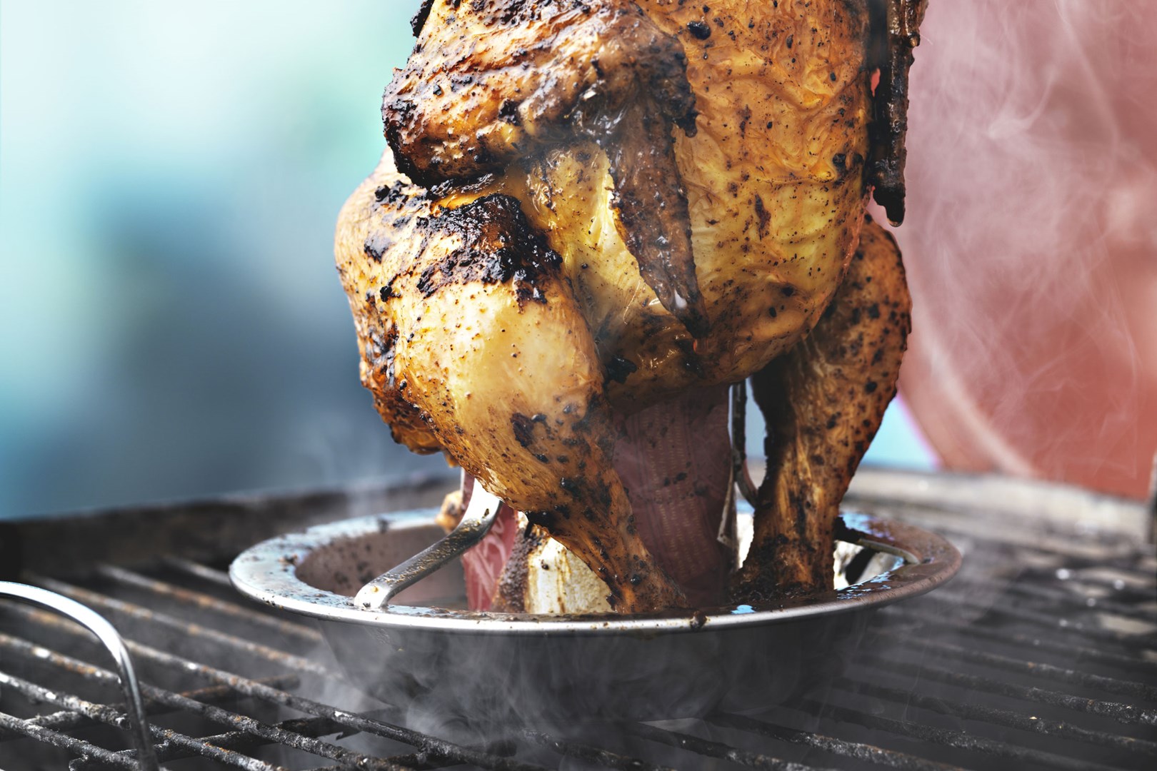 Beer can chicken