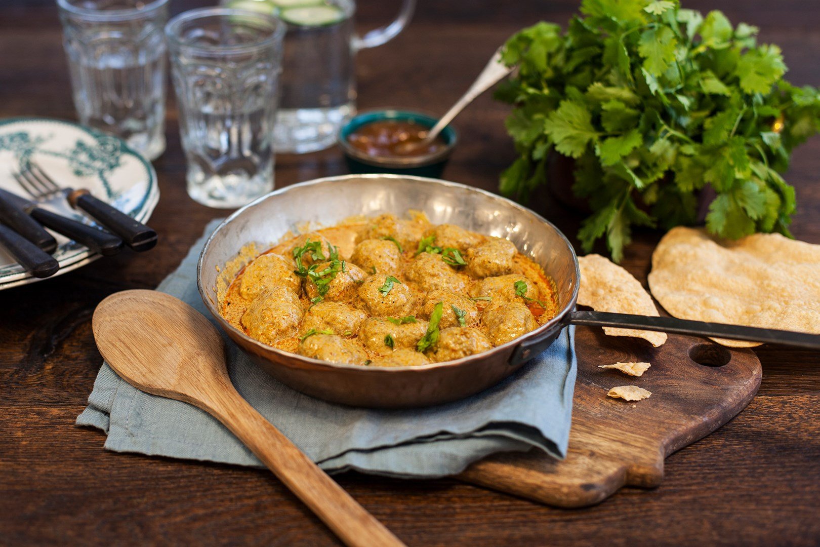 Boulettes de viande à l’indienne