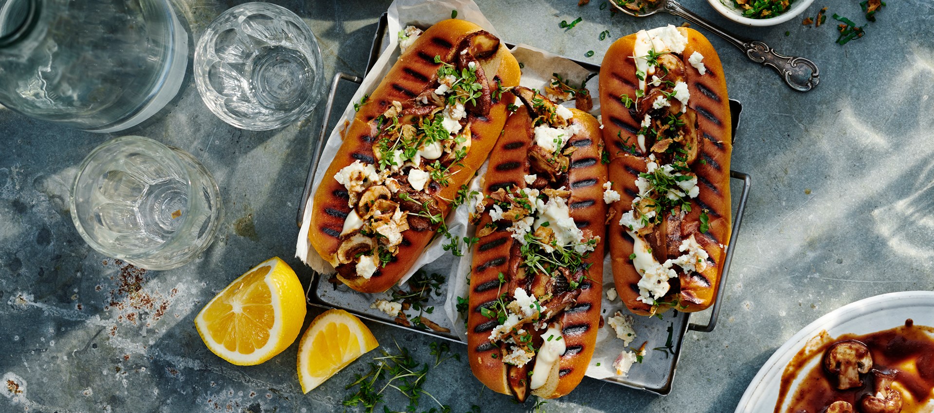 BBQ sienileipä