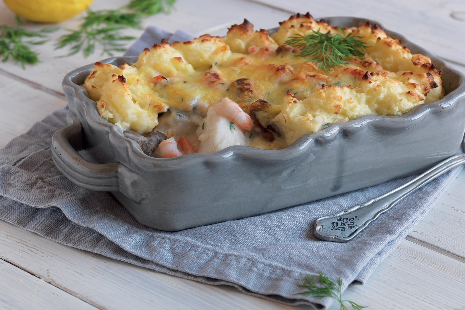 Fiskegratin