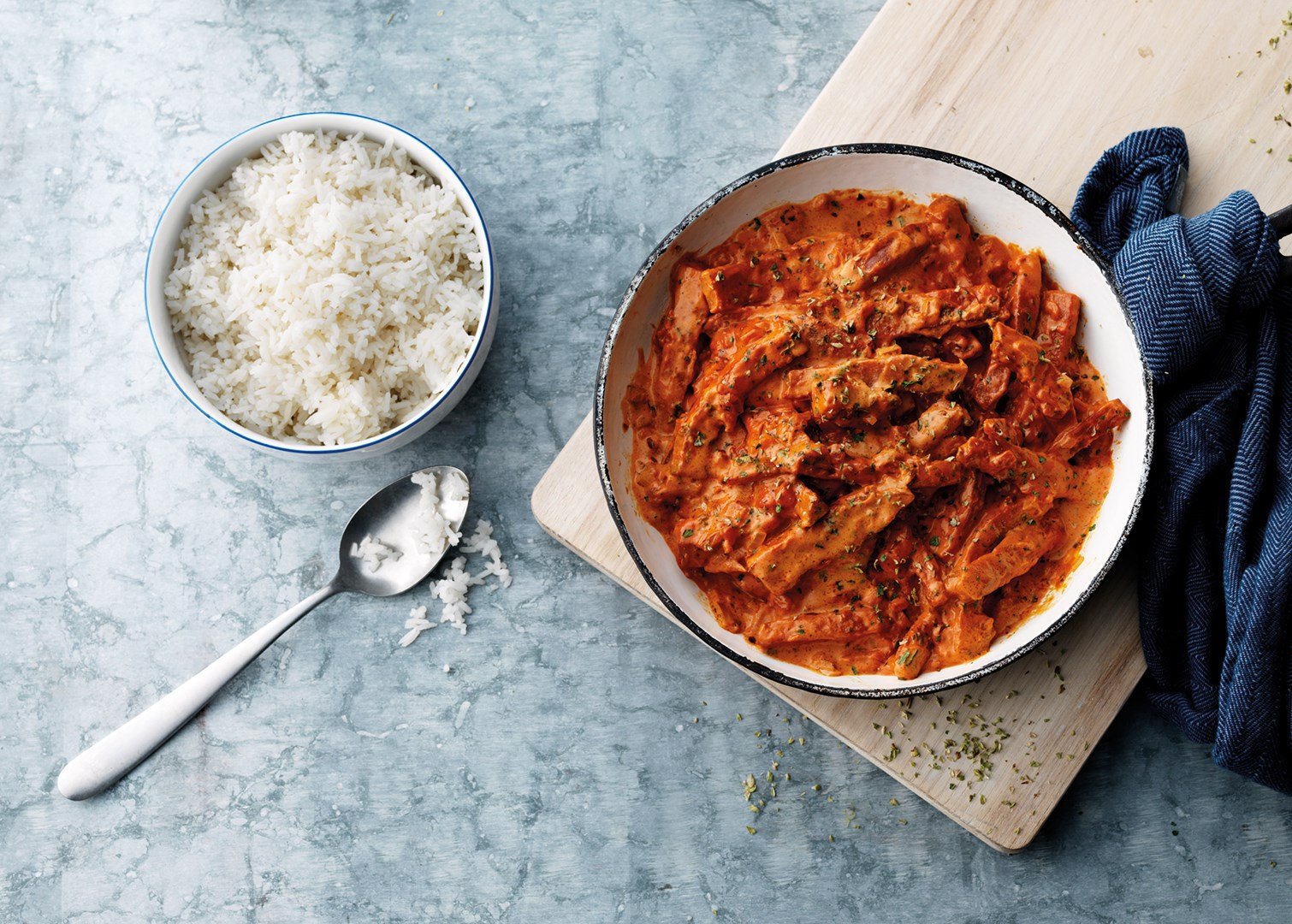 Pølse Stroganoff på tre måder