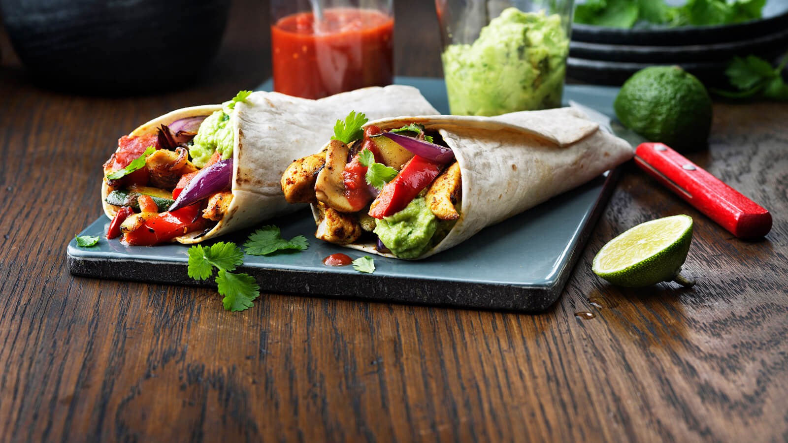 Fajita Wrap avec légumes