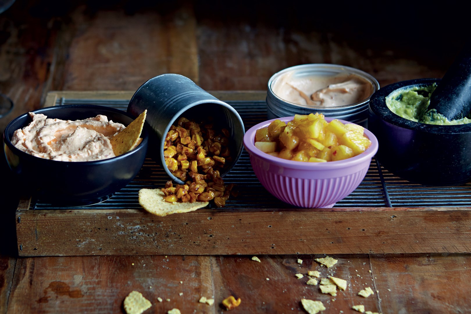 Rostad majs med smak av rökig chipotle