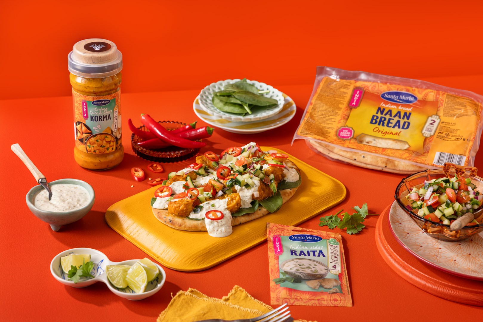 Santa Maria Katkarapu Korma Wrap