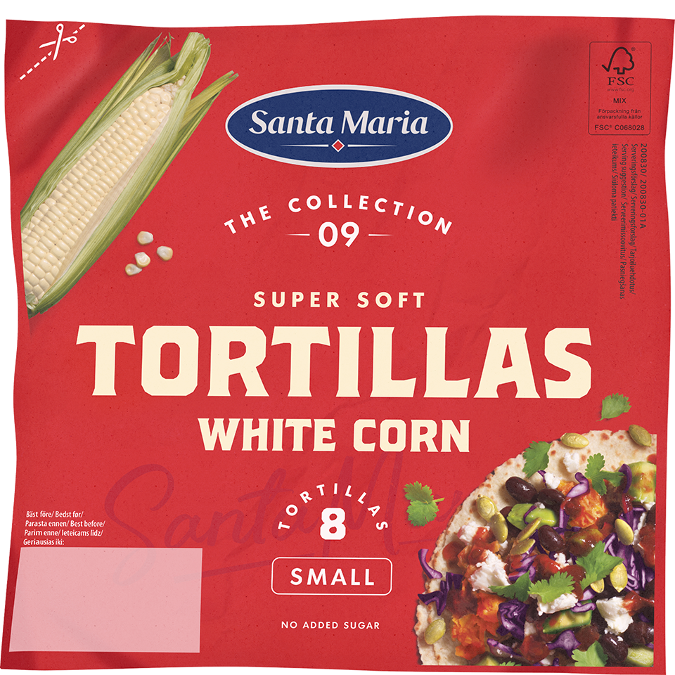 White Corn Tortilla Small