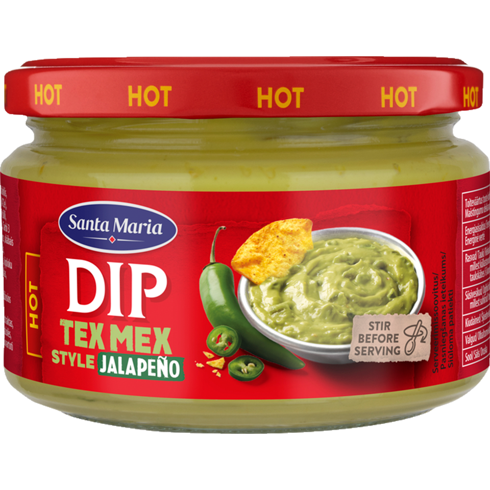 Santa Maria 250g Dip Tex Mex Style Jalapeño 
