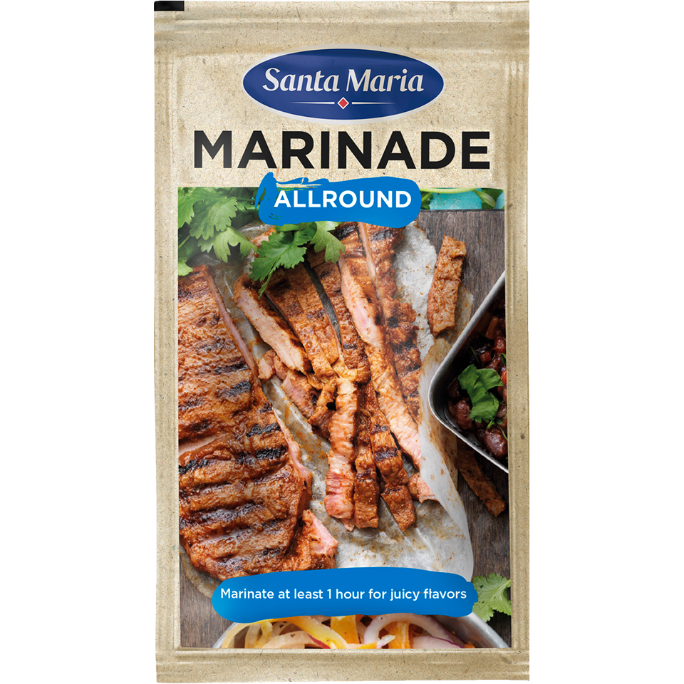 BBQ allround marinad i påse till kött, kyckling och fågel.