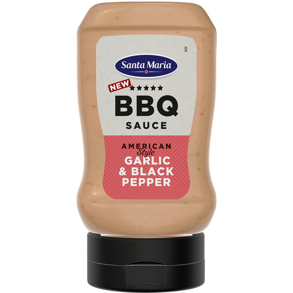 Pulloa BBQ-kastiketta, maultaan valkosipuli & mustapippuri