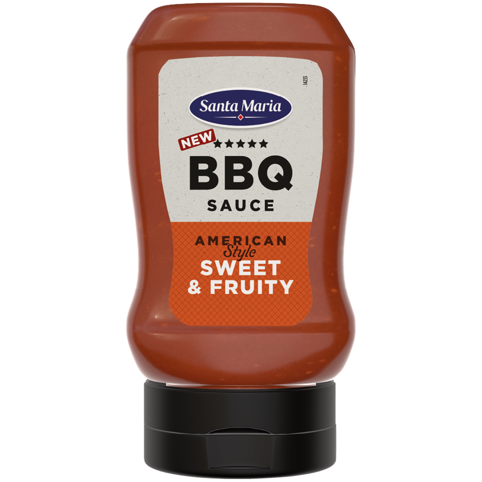 BBQ saldā un augļainā mērce