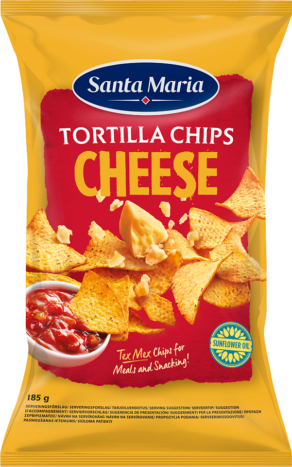 Tortilla Chips Cheese 185g