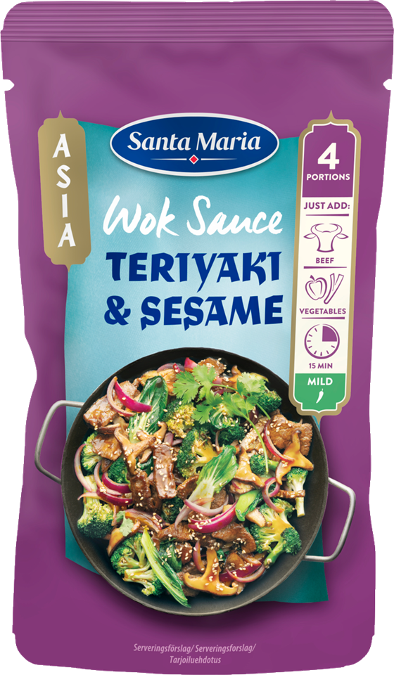 Wok padažas Teriyaki & Sesame
