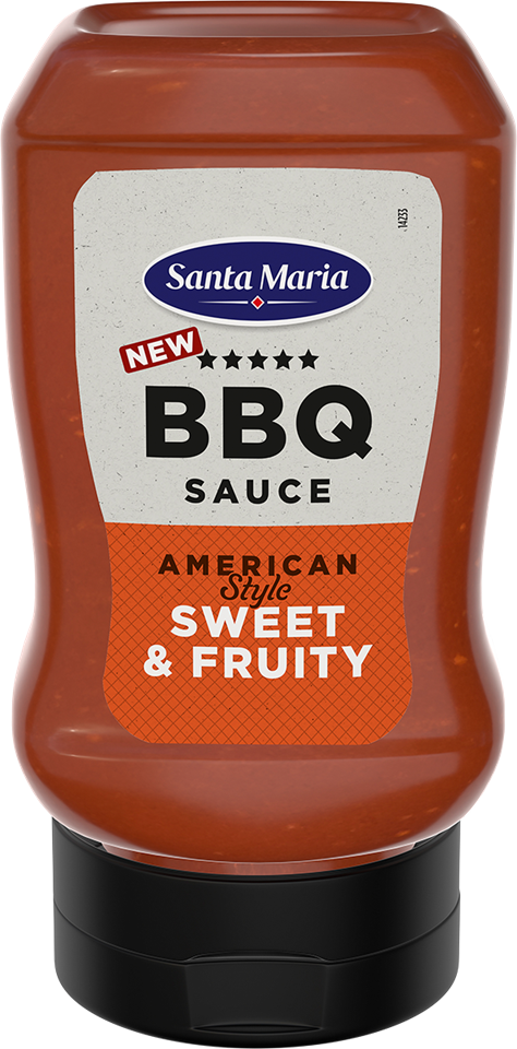 Pudel BBQ-kastet magusa ja puuviljase maitsega