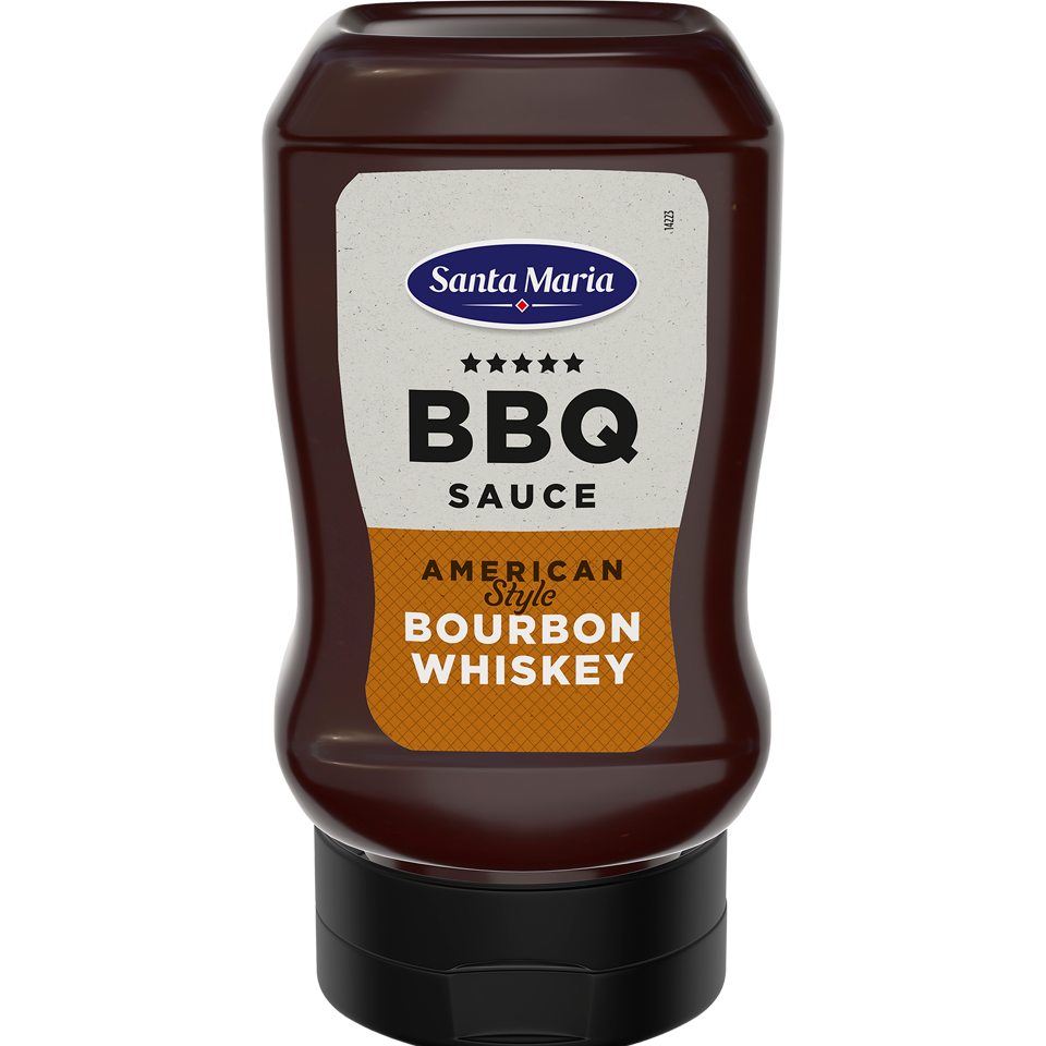 Pulloa BBQ-kastiketta, maultaan Bourbon Whiskey