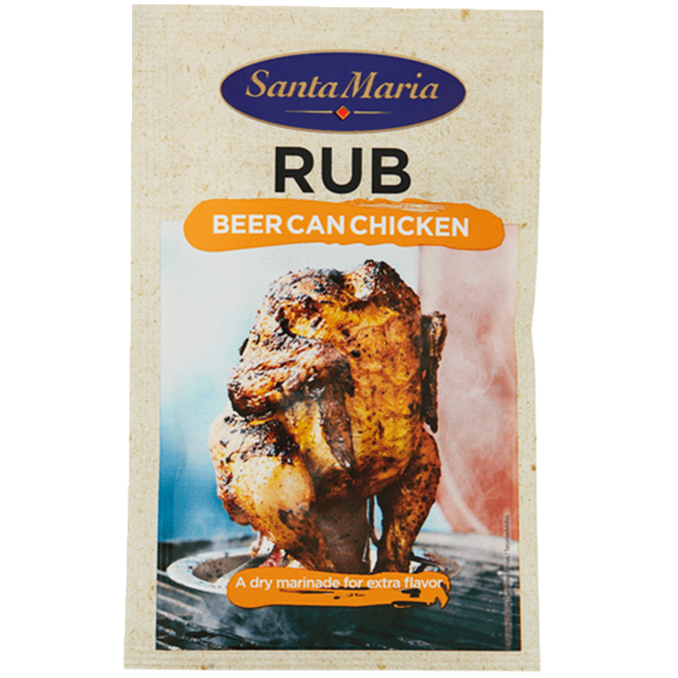 BBQ Rub Beer Can Chicken