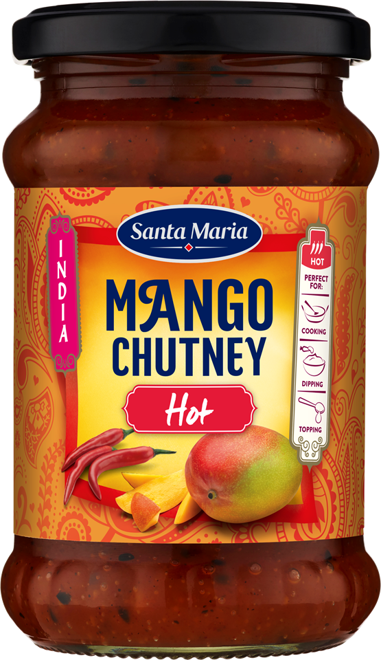 Burk med Mango Chutney Hot