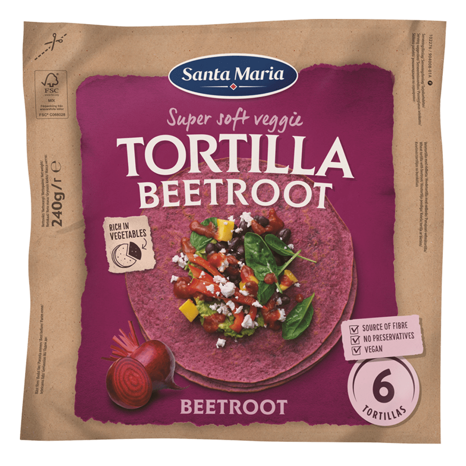 Tortilla Beetroot Medium