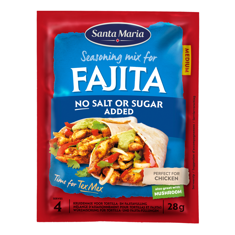 No Salt Or Sugar Added Fajita