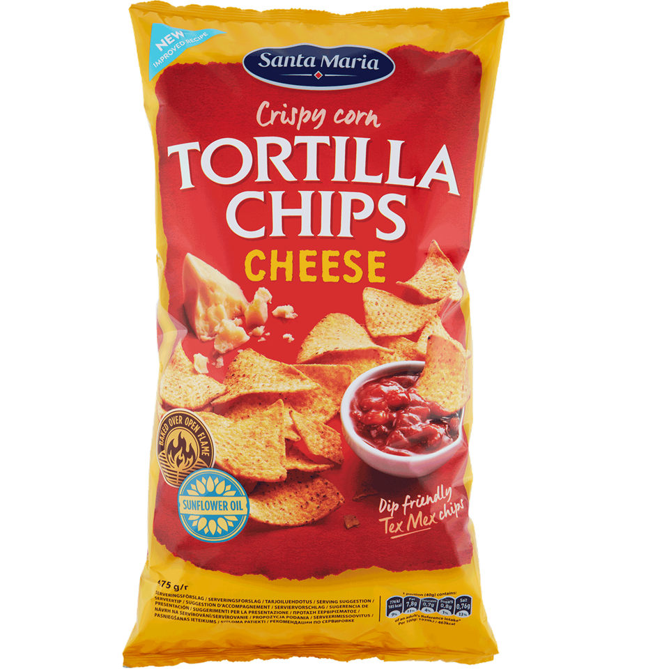 Tortilla Chips Cheese, stór poki