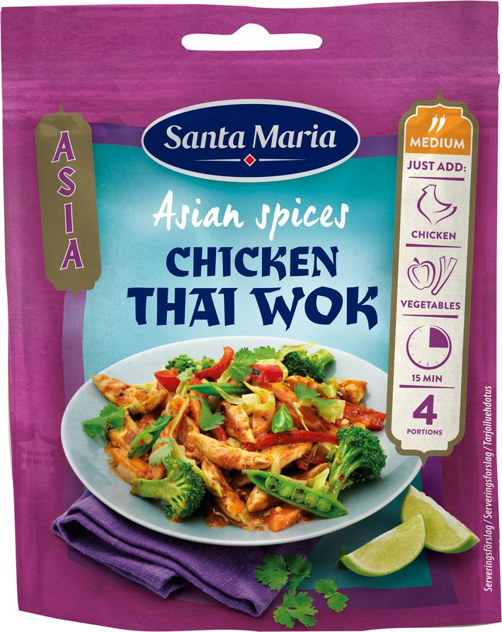 Kryddmix till asiatisk wok på påse