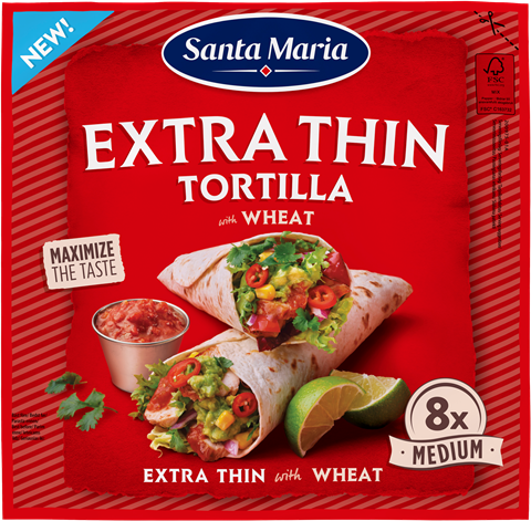 Eriti õhukesed nisutortillad