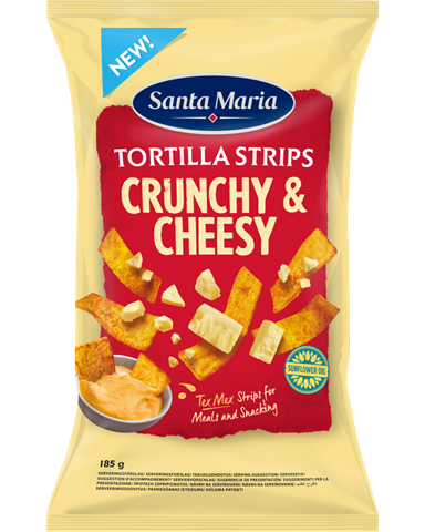 Tortilla Strips Crunchy & Cheesy