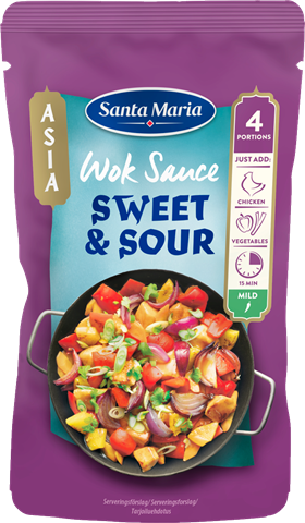 Āzijas saldskābā vok mērce