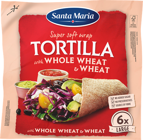 Packet with Tortilla with Whole Wheat & Wheat