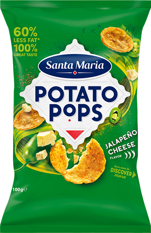 Potato Pops Jalapen͂o Cheese 100G