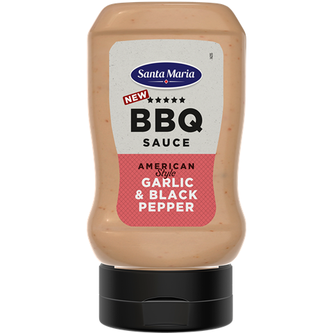 Pulloa BBQ-kastiketta, maultaan valkosipuli & mustapippuri