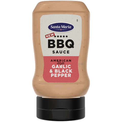 BBQ mērce ar ķiploku un melno piparu garšu