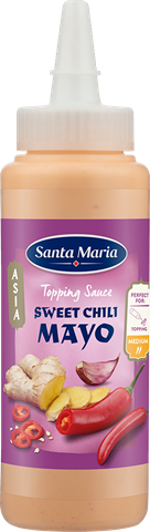 Topping Sauce Sweet Chili Mayo pullossa