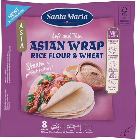 Asian Wrap Rice Flour & Wheat