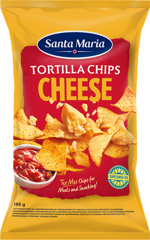 Tortilla Chips Cheese 185g