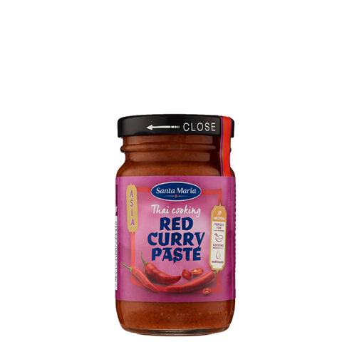 Burk med Curry Paste Red