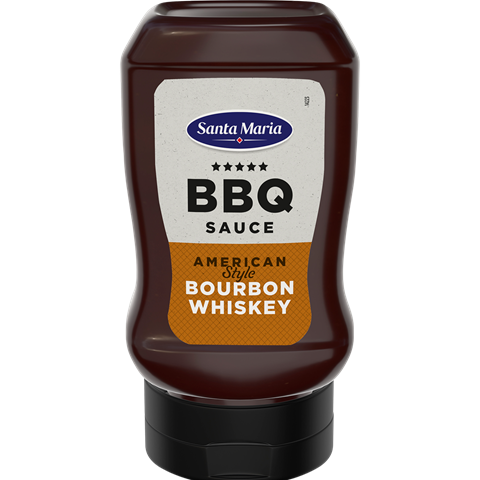 Pulloa BBQ-kastiketta, maultaan Bourbon Whiskey