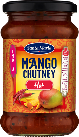 Burk med Mango Chutney Hot