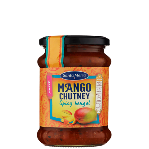 Burk med Mango Chutney Spicy Bengal