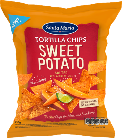  Tortilla Chips Sweet Potato 130g