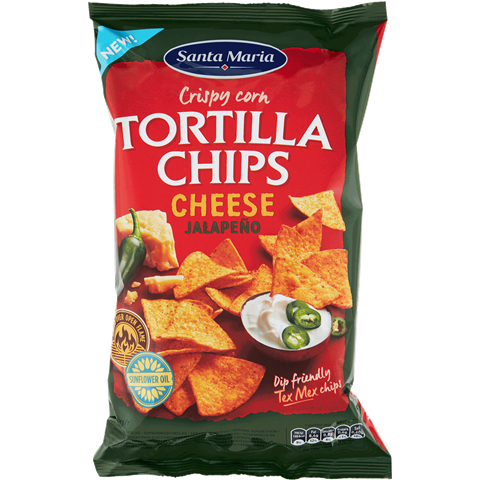 Tortilla chips - sýr & jalapeño