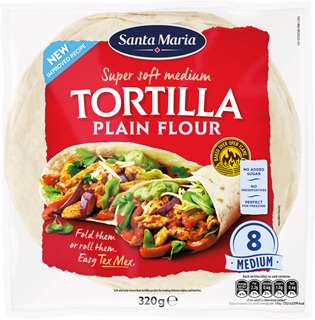 Plain Flour Soft Tortillas