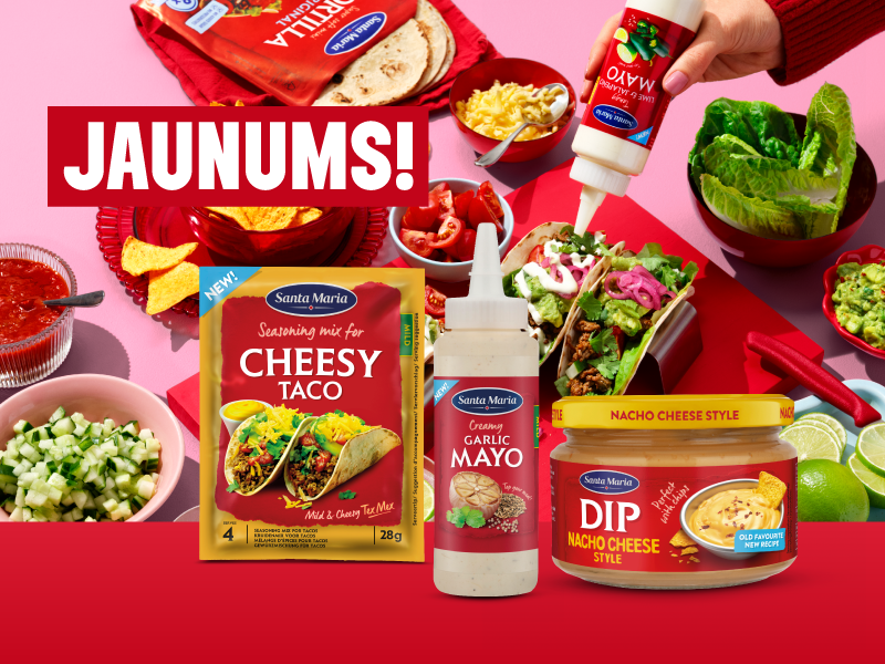 Tex Mex produkti un ēdieni