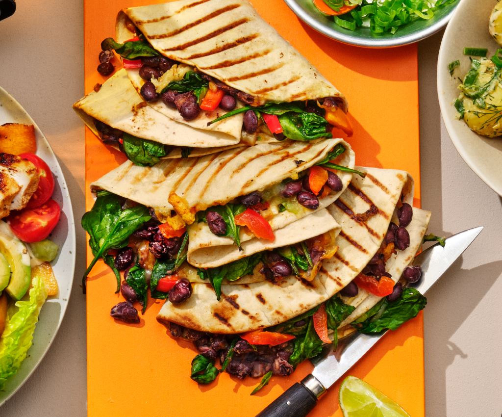 Grillitud quesadillad