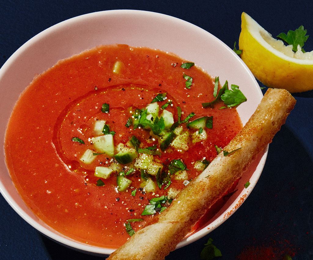 Gazpacho taldrikul