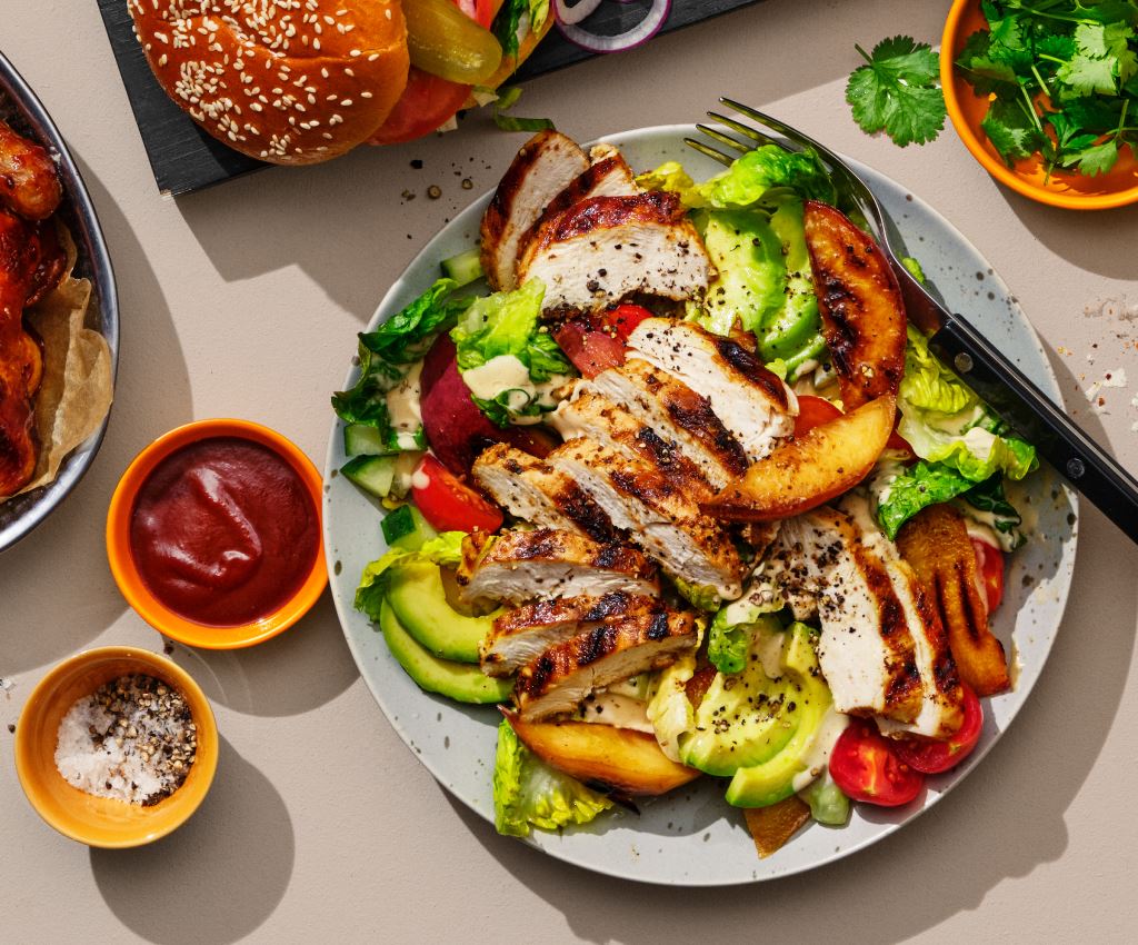 Koorene grillkanasalat