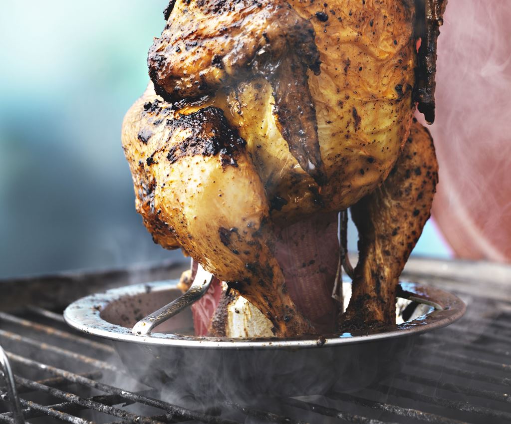 Beer can chicken