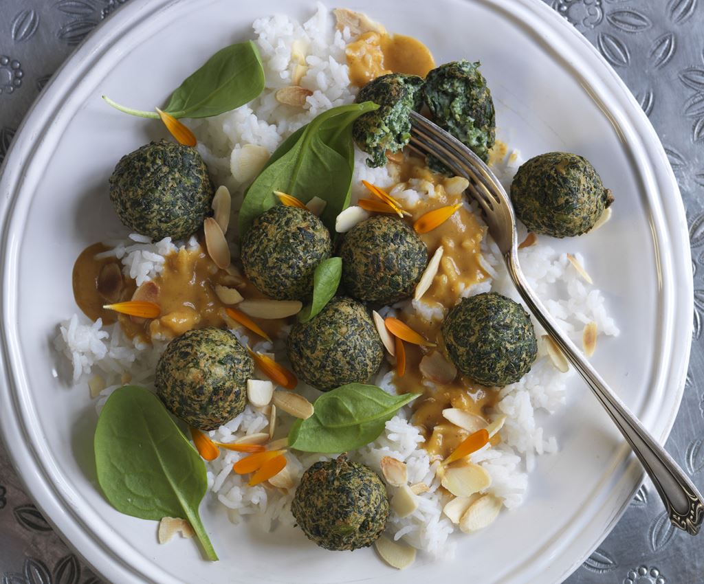 Koftas med spenat och ricotta